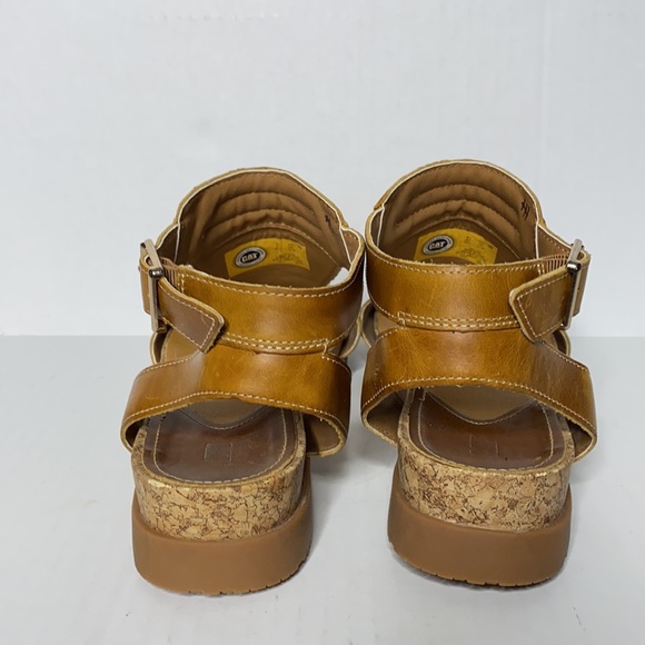 CAT Caterpillar brown leather  sandals - Picture 4 of 8